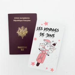 Protège passeport personnalisable Scooter