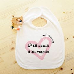 Bavoir personnalisable Gros coeur