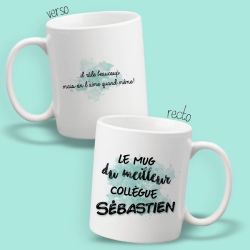 Mug personnalisable recto/verso du Meilleure collègue