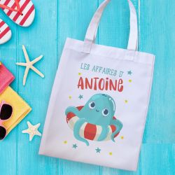 Tote bag enfant personnalisé Poulpe