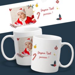 Mug Noël avec photo