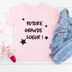 Tee shirt enfant personnalisable Etoile soeur