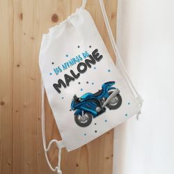 Sac de sport enfant personnalisable Moto