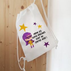 Sac de sport enfant personnalisable modèle Héroïne