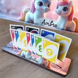 Support "Stop galère" pour cartes à jouer - Licornes