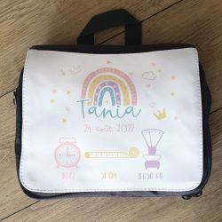 Petit sac à langer - Pochette à vadrouille Arc en ciel Naissance