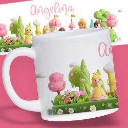 Mug résistant pour enfant princesses personnalisé