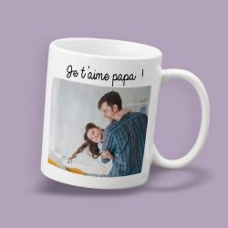 Mug personnalisé avec photo et texte