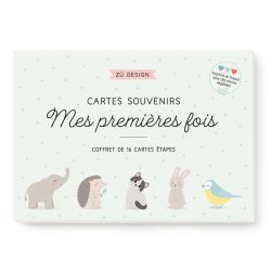 Coffret premières fois de bébé - Cartes étapes - Zü