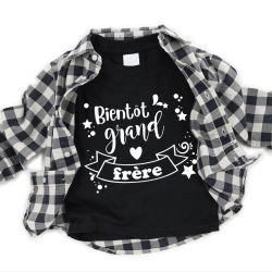 Tee shirt enfant Bientôt grand frère