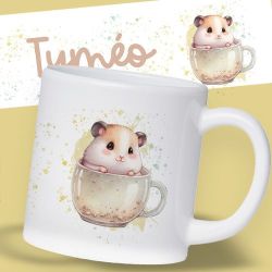 Mug résistant pour enfant personnalisé hamster