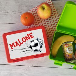 Boîte à goûter personnalisée Foot