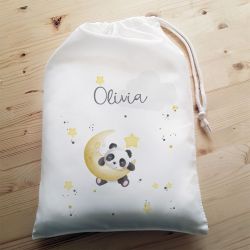 Pochon personnalisable Panda Lune