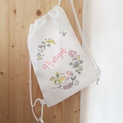 Sac de sport enfant personnalisable modèle Sirènes