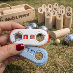 Compteur de points de poche multijeux, pétanque, molkky, jeux de société