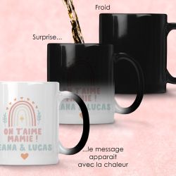 Mug magique personnalisable Mamie