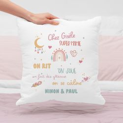 Coussin personnalisable Chez Mamie