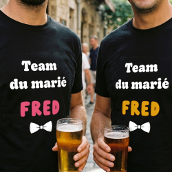 Tshirt EVG personnalisé Noeud Papillon