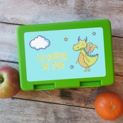 Boîte à goûter personnalisée Dragon