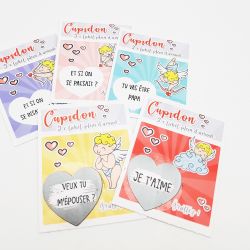 Carte à gratter Jeu Cupidon