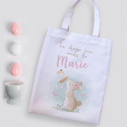 Tote bag Pâques modèle Lapine 2