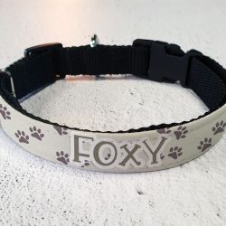 Collier pour chien personnalisé - Pattes