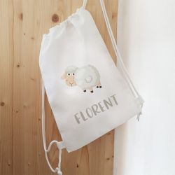 Sac de sport enfant personnalisable modèle Mouton