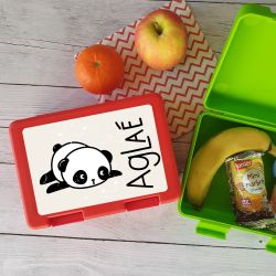 Boîte à goûter personnalisée Panda