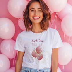 Tshirt EVJF Mariage blanc motif Ballons