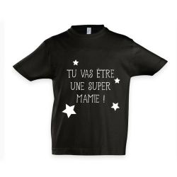 Tee shirt enfant personnalisable Etoile mamie