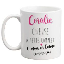 Mug personnalisable Chieuse à temps complet