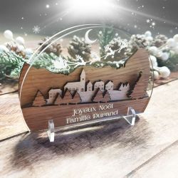 Déco personnalisable Scène de Noël