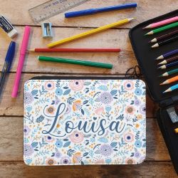 Trousse remplie crayons feutres personnalisée Liberty