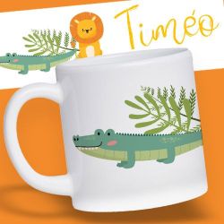 Mug résistant pour enfant personnalisé Jungle