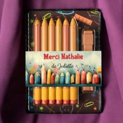 Coffret chocolat crayons