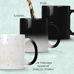 Mug magique personnalisable Fête des pères