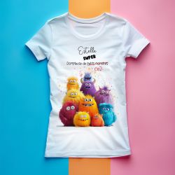 Tshirt personnalisé Super Maîtresse|Super Atsem|Cadeau fin d'année scolaire