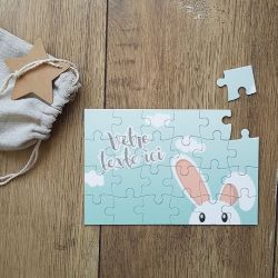 Puzzle personnalisable - Lapin