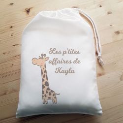 Pochon personnalisable Girafe