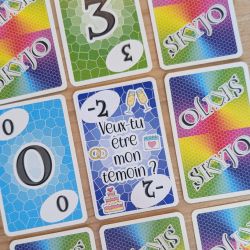 Sticker demande Témoin pour carte Skyjo