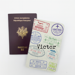 Protège passeport personnalisable Visa