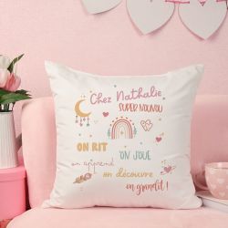 Coussin personnalisable Chez Nounou