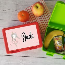 Boîte à goûter personnalisée Princesse