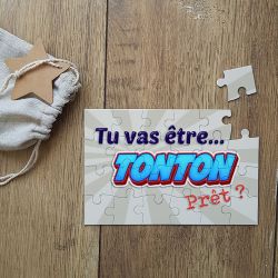 Puzzle Tu vas être tonton !|annonce tonton