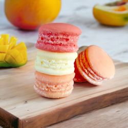 Trio de fondants macarons Mangue