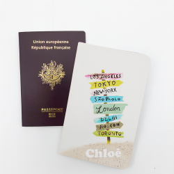 Protège passeport personnalisable Panneaux 2