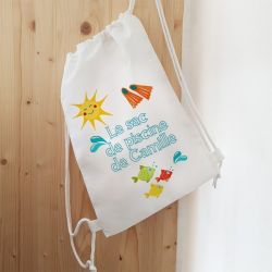 Sac de sport enfant personnalisable modèle Piscine