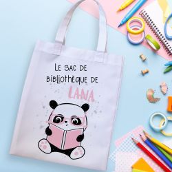 Tote bag sac de bibliothèque Panda