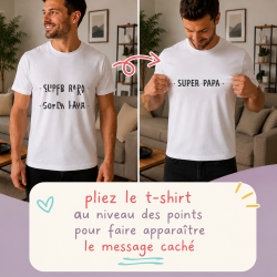 Tshirt codé 'Super Papa'