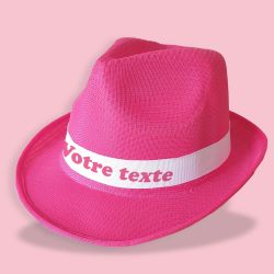 Chapeau personnalisé EVJF Rose